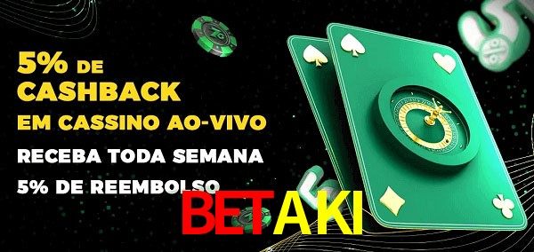 Promoções do cassino ao Vivo BETAKI
